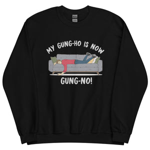 Gung Ho/Gung No- Male Black Unisex Sweatshirt