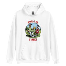 Load image into Gallery viewer, Golf Par-Tee Time- Black or White Unisex Hoodie