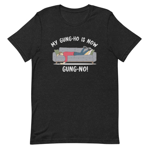 Gung Ho/Gung No- Male- Black Unisex T-Shirt