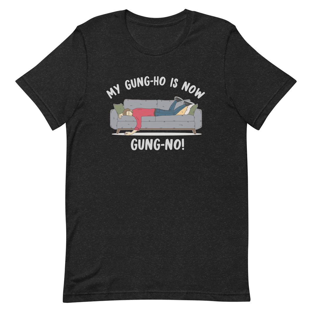 Gung Ho/Gung No- Male- Black Unisex T-Shirt