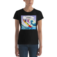 Load image into Gallery viewer, Female Kayaker w/ Black Dog- Women&#39;s Short Sleeve T-shirt