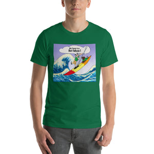 Male Kayaker w/ Brown Dog- Short-Sleeve Unisex T-Shirt