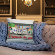 Load image into Gallery viewer, RV Gas Station- Basic Pillow- 18&#39;x18&#39;