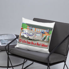 Load image into Gallery viewer, RV Gas Station- Basic Pillow- 18&#39;x18&#39;