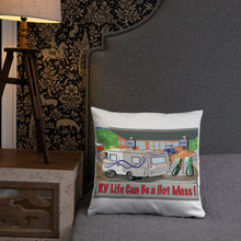 Load image into Gallery viewer, RV Gas Station- Basic Pillow- 18&#39;x18&#39;