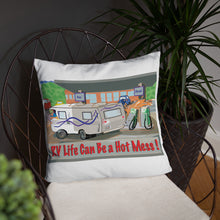 Load image into Gallery viewer, RV Gas Station- Basic Pillow- 18&#39;x18&#39;