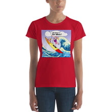 Load image into Gallery viewer, Female Kayaker w/ Tan Dog- Women&#39;s Short Sleeve T-shirt